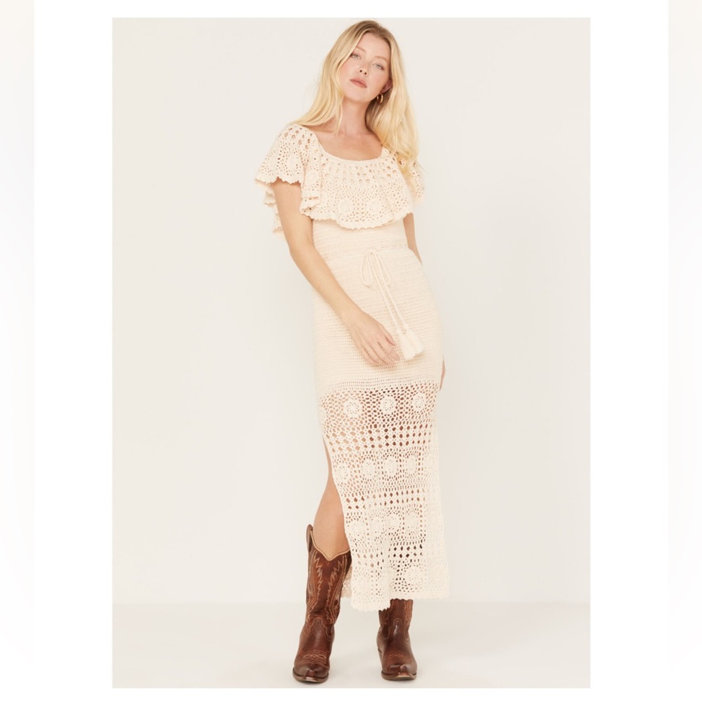 Spell Women's Iluka Crochet Midi Dress